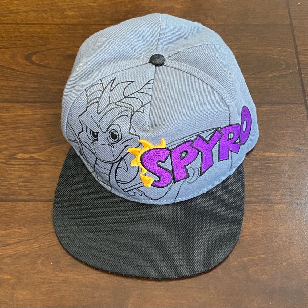 Spyro Gray and Black Cap